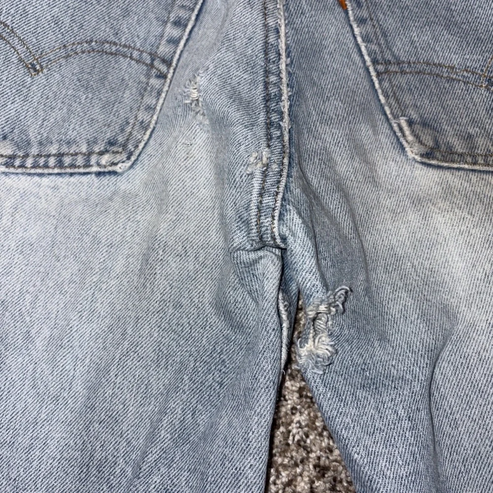 Rare Vintage 1980s 501 Button Levis Denim Jeans Orange Tab Women SZ 24/32 Inseam - Picture 7 of 11